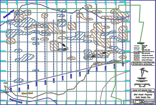 Bird Creek North Sample Map - Click for Full Size
